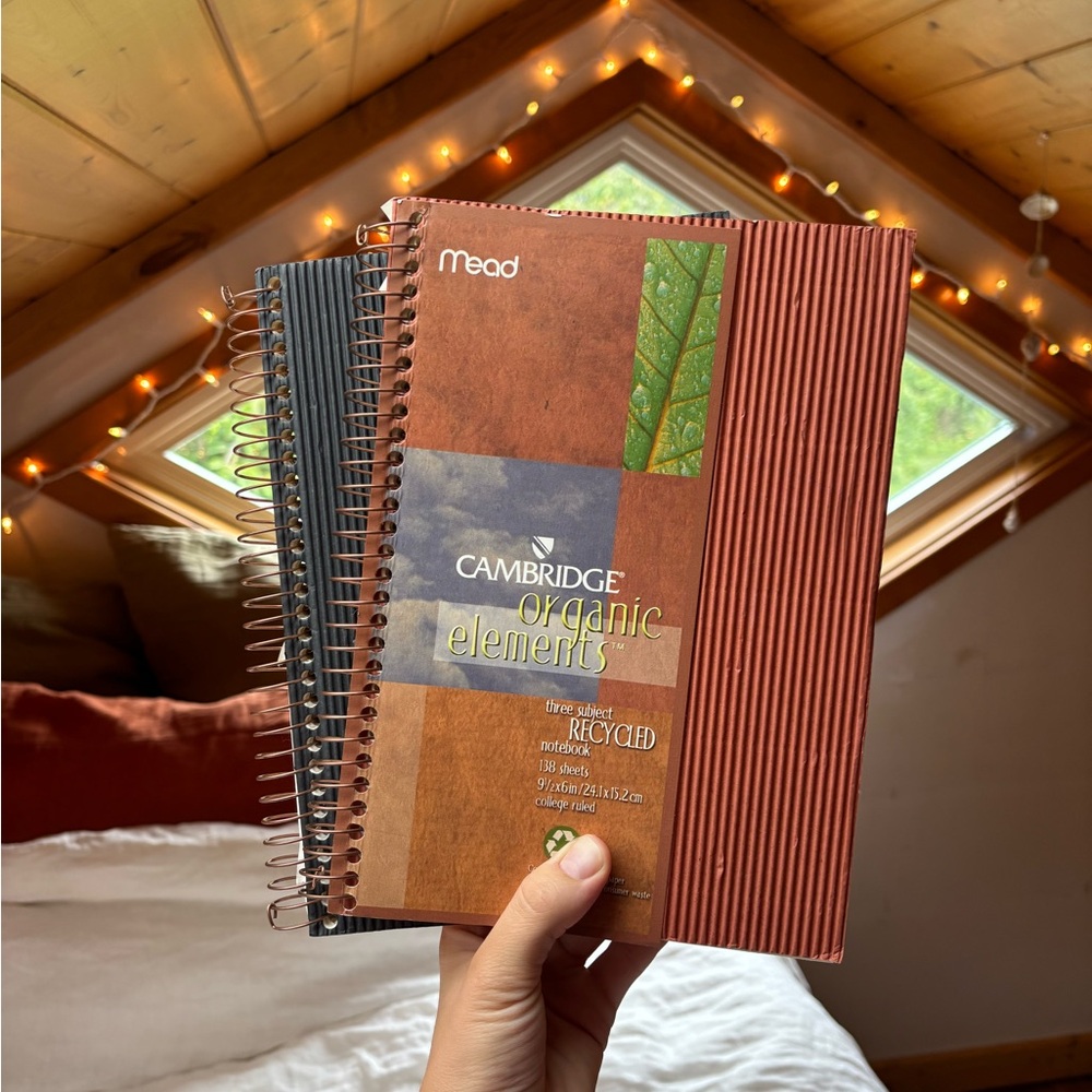 Cambridge Organic Elements Brown and Black Notebooks
